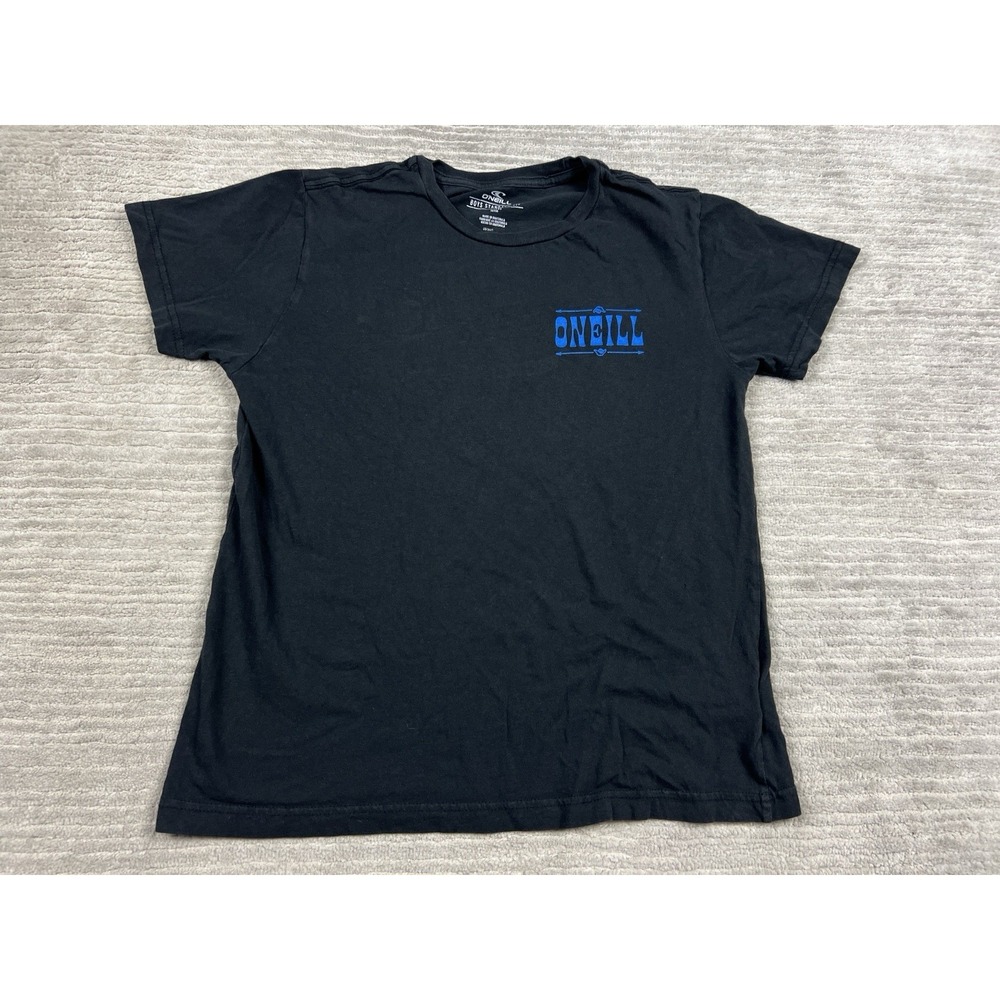 O'Neill Shirt Boys XL Black Standard Fit Short Sleeve 100% Cotton
